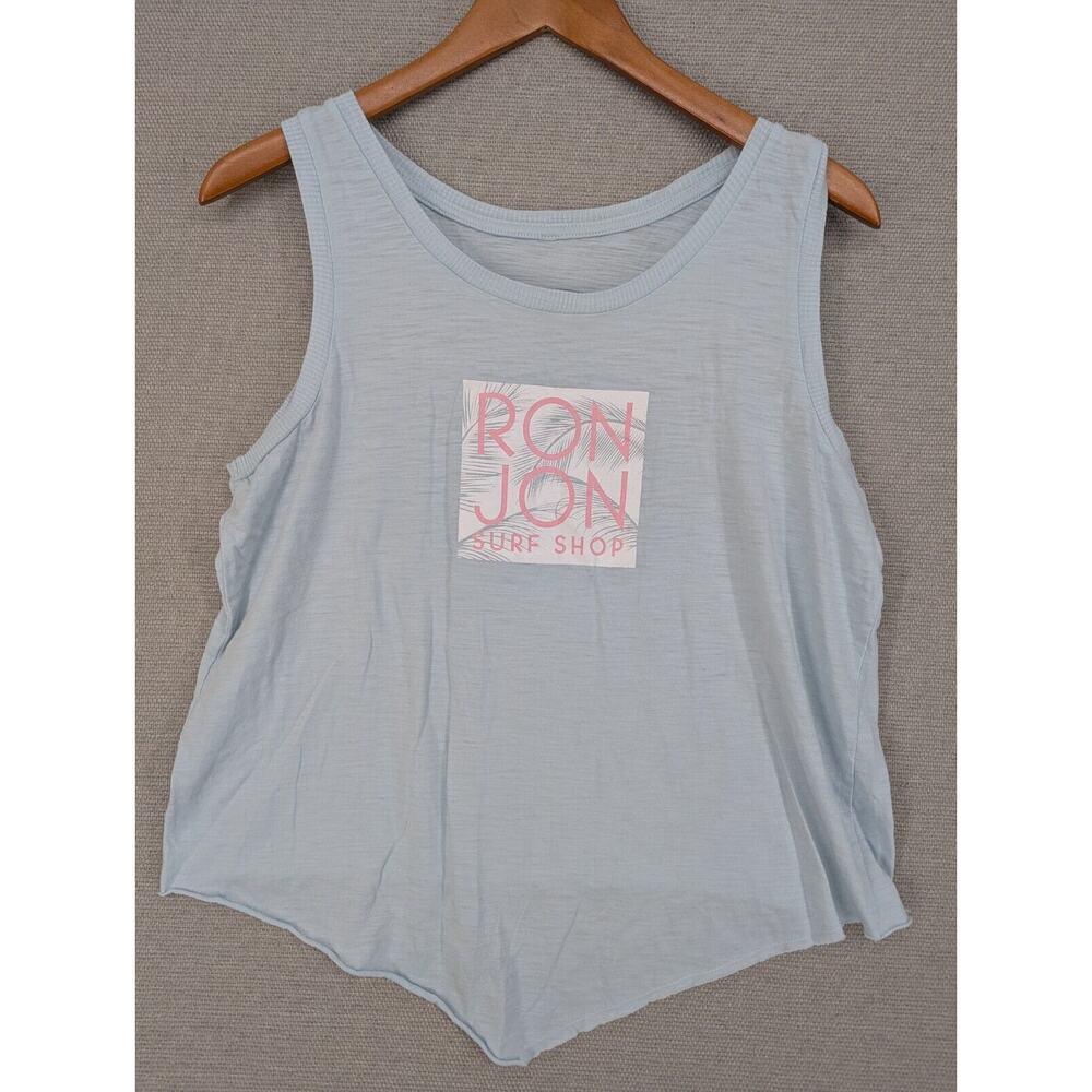 Ron Jon Surf Shop Tank Size Large Light Blue -0325G140